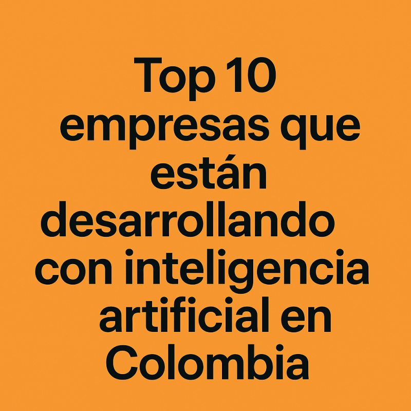 empresas colombianas que usan ia