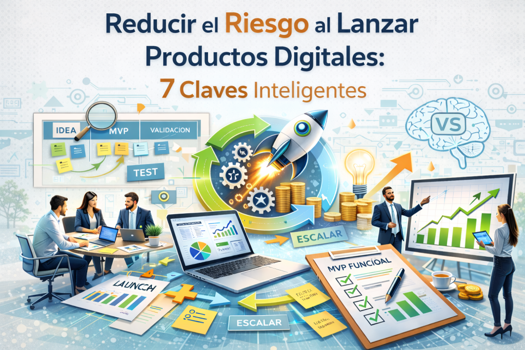 reducir el riesgo al lanzar productos digitales